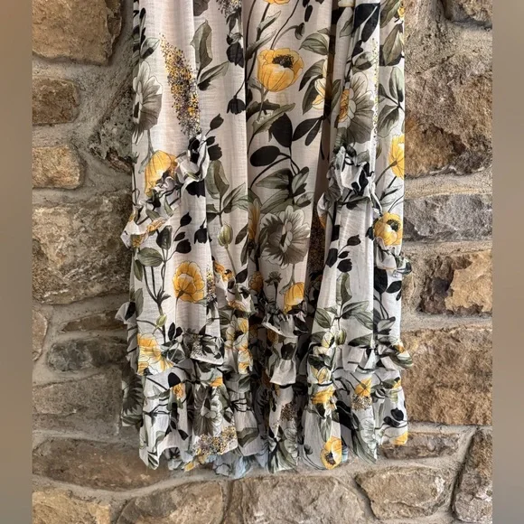 Secret Mission Super Natural Celia Maxi Open Back Dress in Poppy yellow - Picture 6 of 11